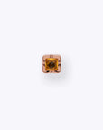 Chroma Citrine 14K Rose Gold threadless end