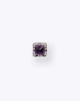 Chroma Amethyst 14K White Gold threadless end