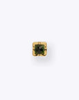 Chroma Green Tourmaline 14K Yellow Gold threadless end