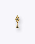 Dyna Drop - 14K YELLOW - Black Diamond
