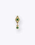 Dyna Drop - 14K YELLOW - Emerald