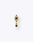 Dyna Drop - 14K YELLOW - Blue Sapphire