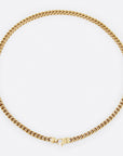 Franco Spinal Chain Necklace - GOLD