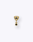 Hero Drop - 14K YELLOW - Black Diamond