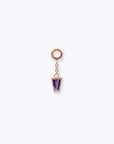 Linda Chain Charm - 14K ROSE - Amethyst