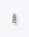Lux Fringe Charm - 14K WHITE - Diamond