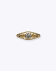 Mati Ring - 14K SOLID YELLOW - Salt & Pepper Diamond