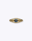 Mati Ring - 14K SOLID YELLOW - Blue Sapphire