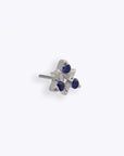 Neo - 14K WHITE - Blue Sapphire