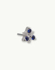 Neo - 14K WHITE - Blue Sapphire