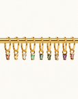 Linda Charm - 14K YELLOW - Pink Tourmaline