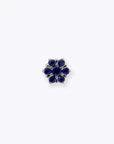 Peony - 14K WHITE - Blue Sapphire