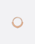 Petite Melange Seam Ring - 14K ROSE