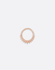 Petite Pyramid Seam Ring - 14K ROSE