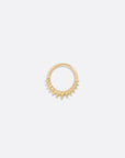 Petite Pyramid Seam Ring - 14K YELLOW