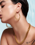 Cuban Link Chain Necklace 12mm (1/2") - NAKED