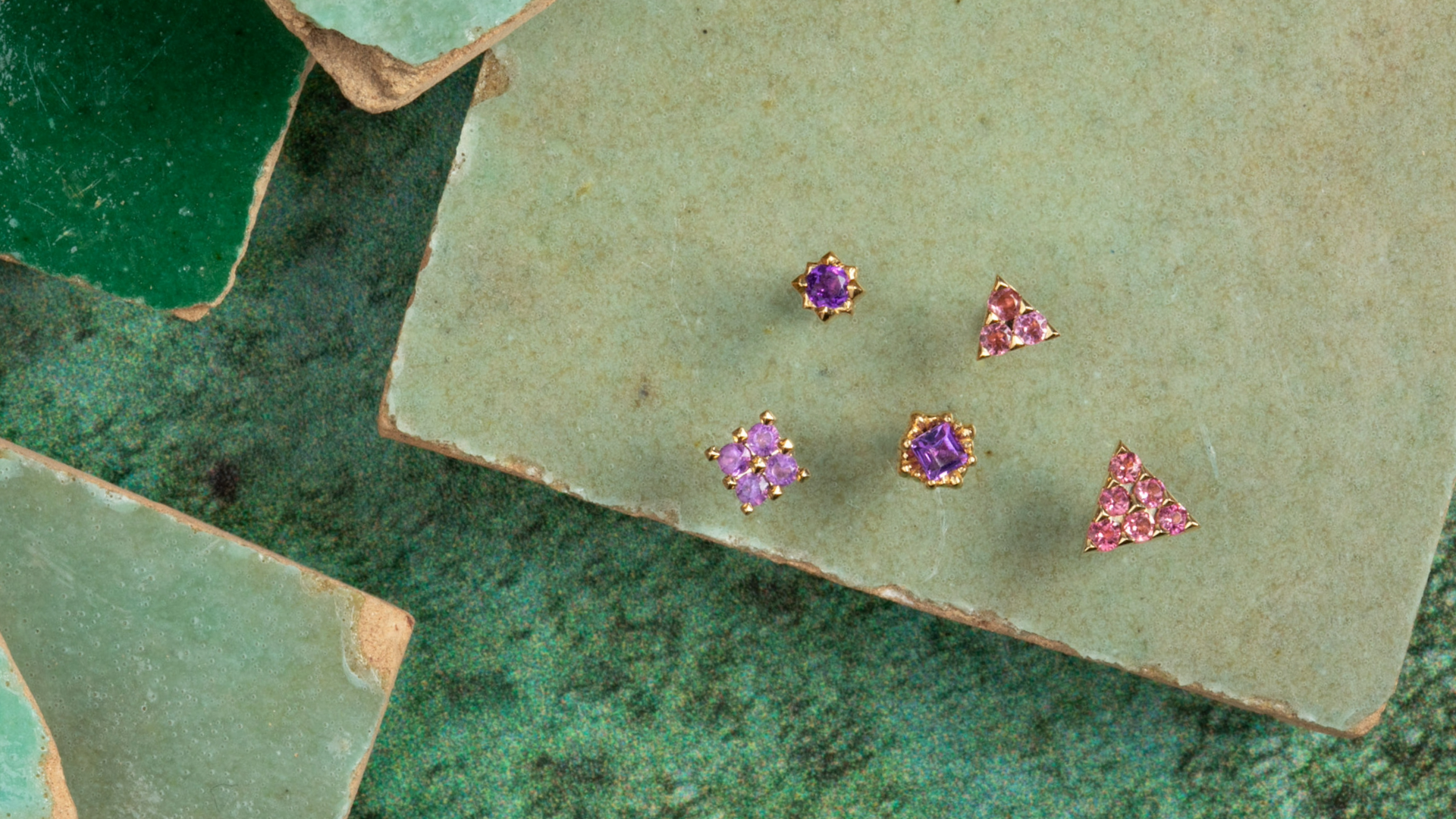 Threadless Gem Ends