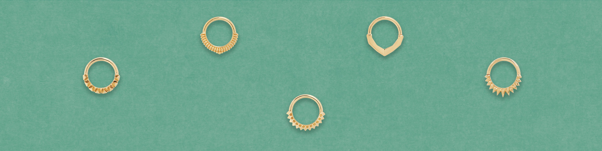 SOLID 14K SEAM RINGS