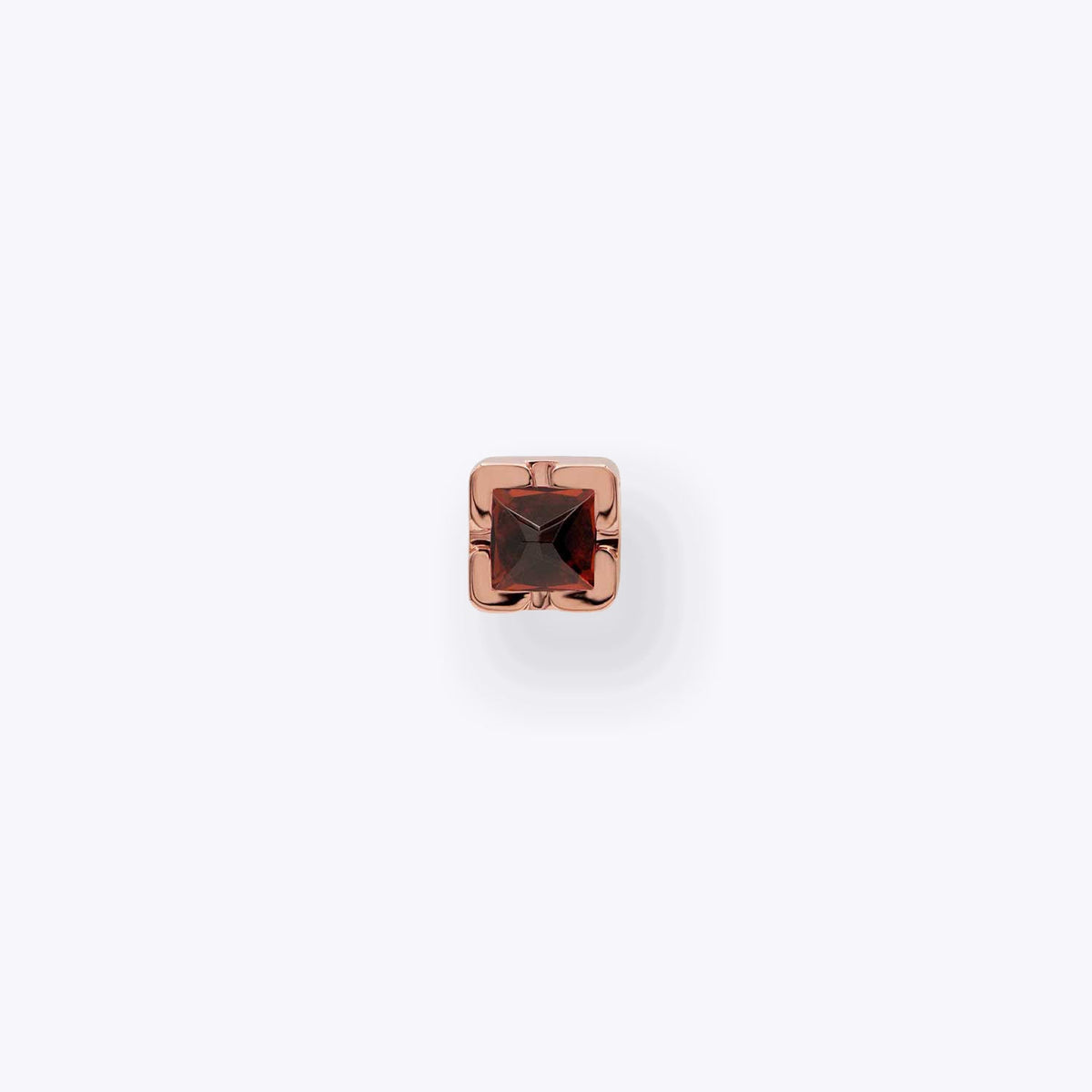 Chroma Garnet 14K Rose Gold threadless end