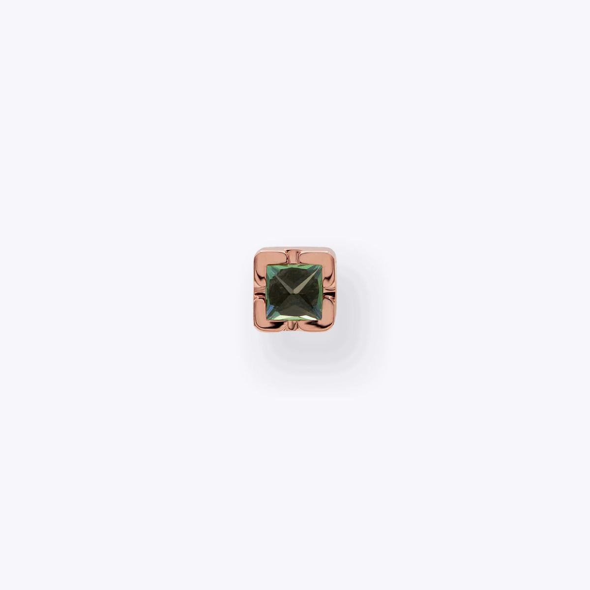 Chroma Montana Sapphire 14K Rose Gold threadless end