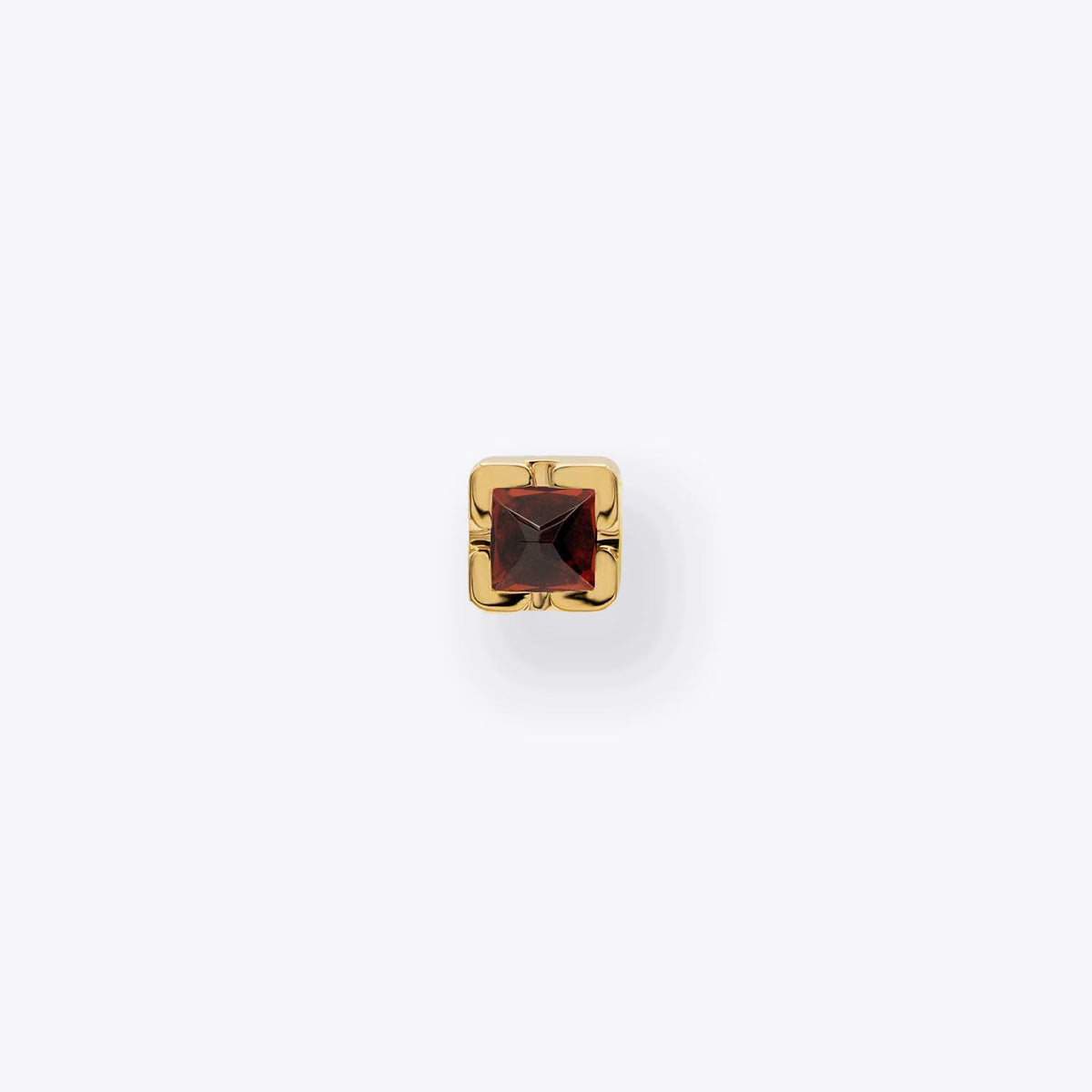 Chroma Garnet 14K Yellow Gold threadless end