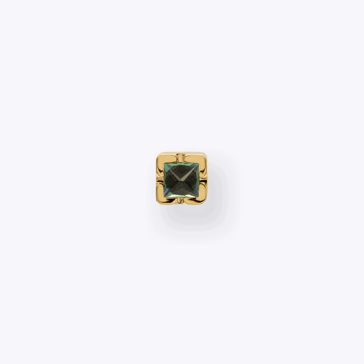 Chroma Montana Sapphire 14K Yellow Gold threadless end
