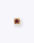 Chroma Pink Tourmaline 14K Yellow Gold threadless end