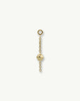Hex Stud Orbit Charm - 14K YELLOW