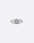 Mati Ring - SILVER - London Blue Topaz
