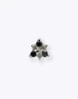 Neo - 14K WHITE - Black Diamond