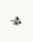 Neo - 14K WHITE - Black Diamond