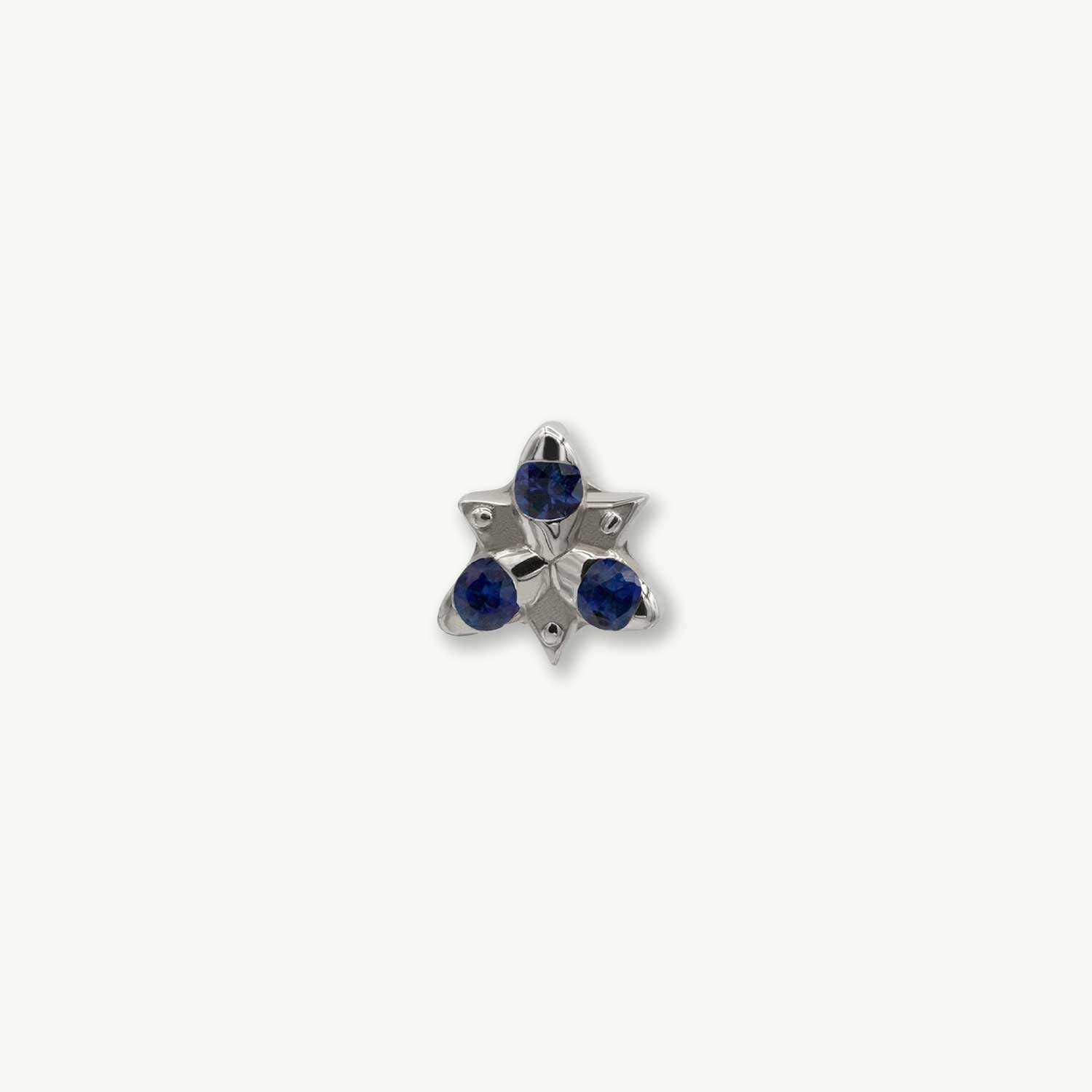 Neo - 14K WHITE - Blue Sapphire