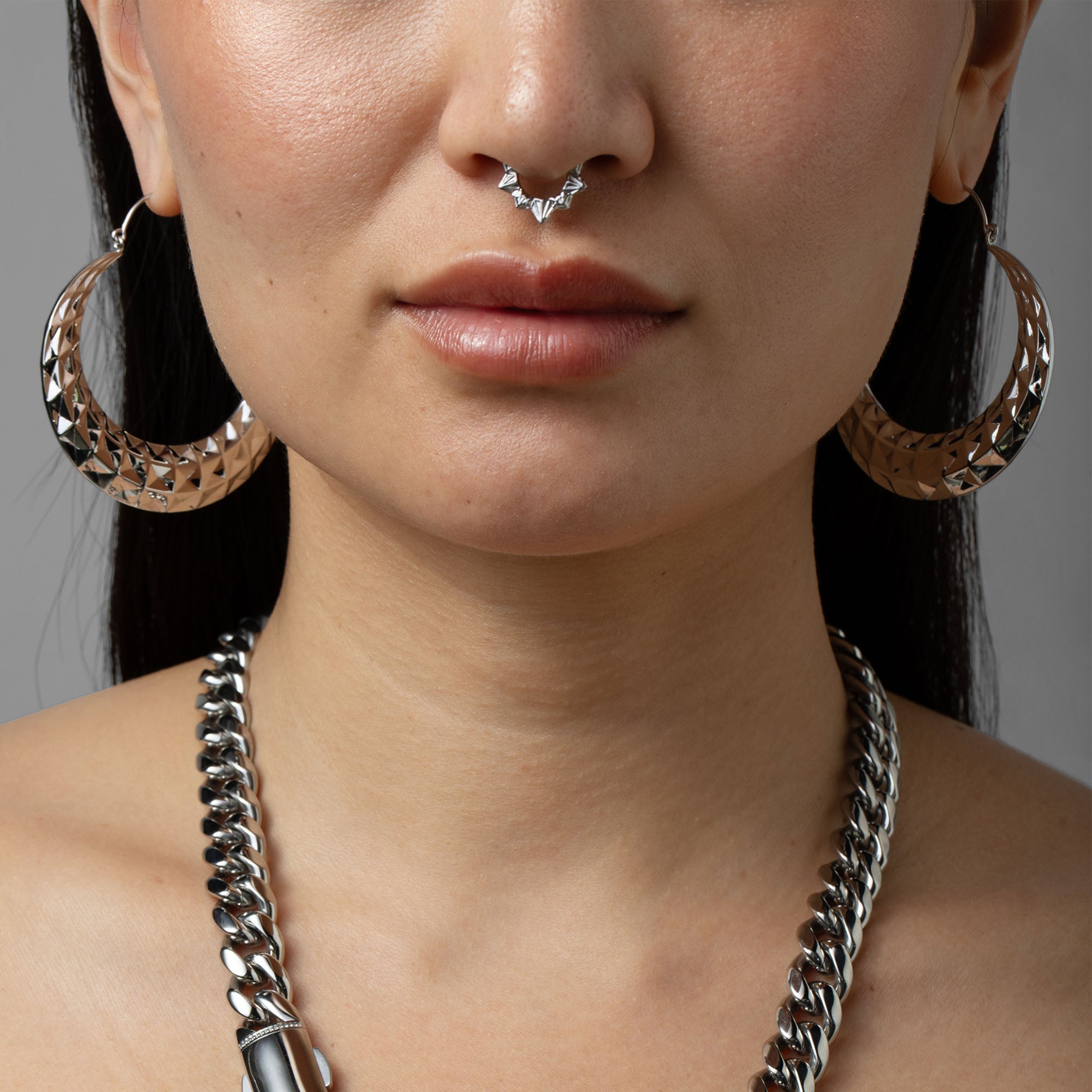 Cuban Link Chain Necklace 12mm (1/2") - NAKED