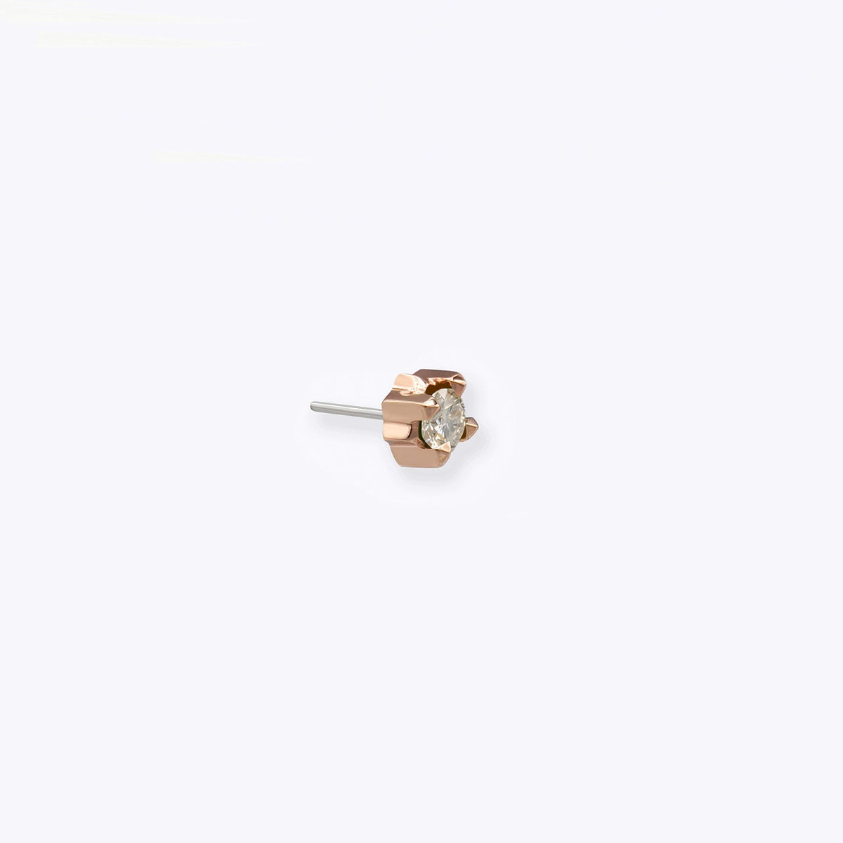 Stella 2mm 14K Rose Gold