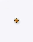 Stella 2mm Citrine 14K Yellow Gold threadless end