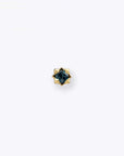 Stella 2mm London Blue Topaz 14K Yellow Gold threadless end