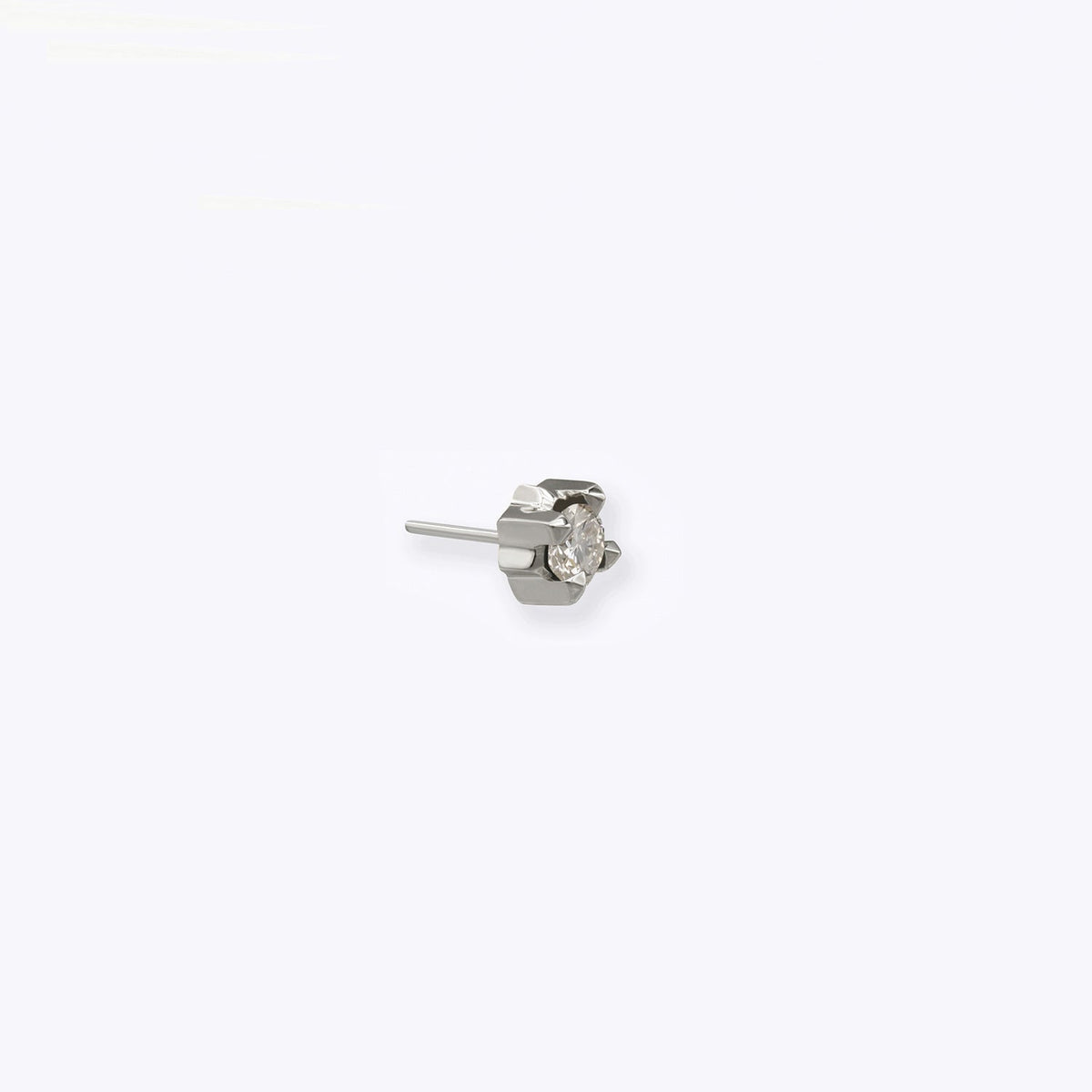 Stella 2mm 14K White Gold