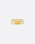 Verse Ring - GOLD - Citrine